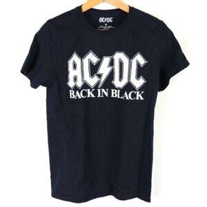 AC DC Back In Black Band Tee size S